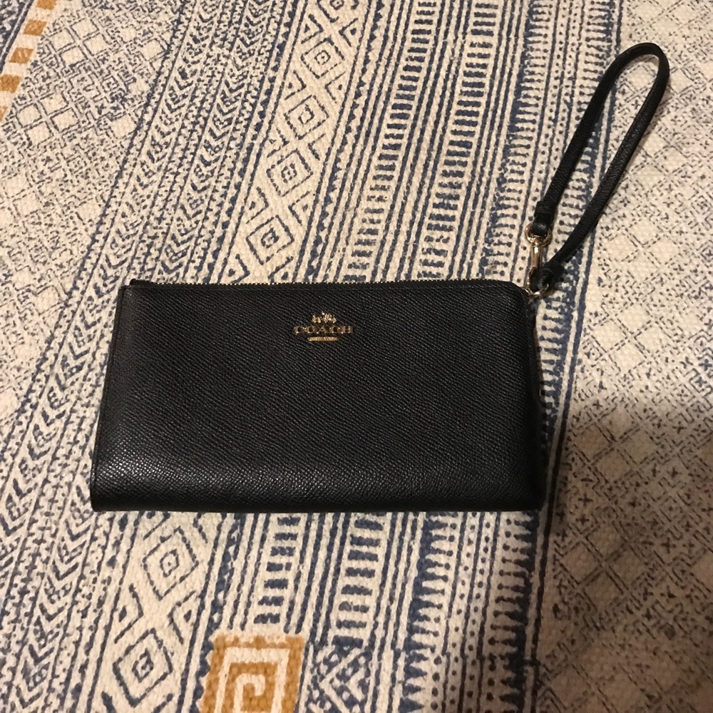 Black Coach Wristlet